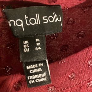 Long Tall Sally sheer top